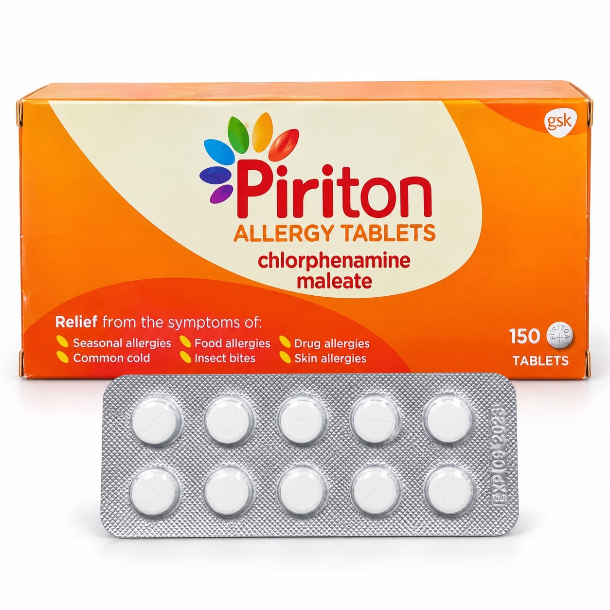 Piriton 4mg Original (GSK)tablets