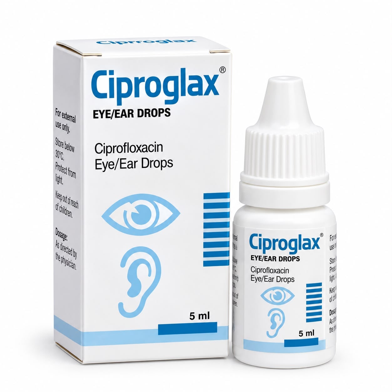 CIPROGLAX EYE/EAR DROPS
