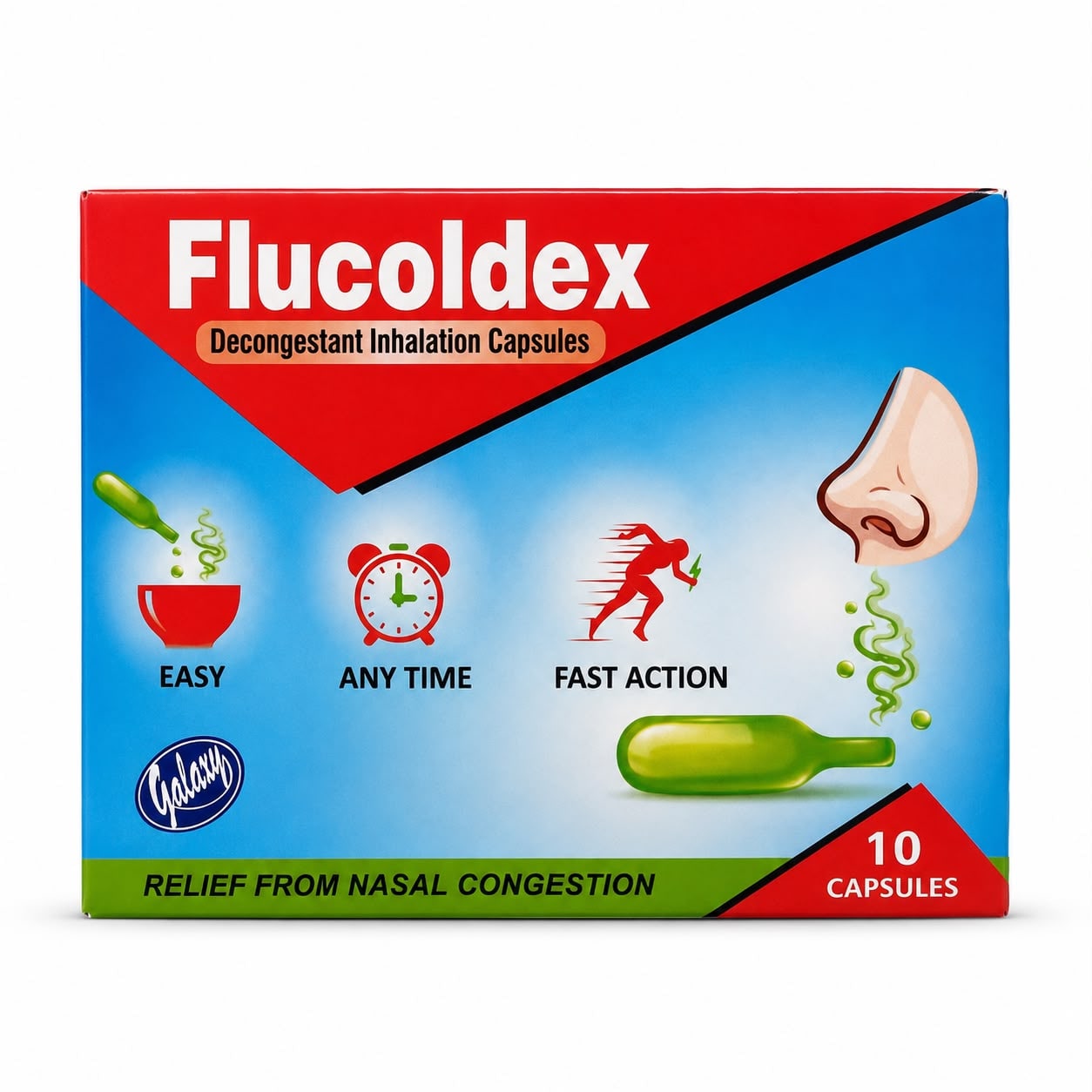 Flucoldex Decongestant Inhalation Capsules