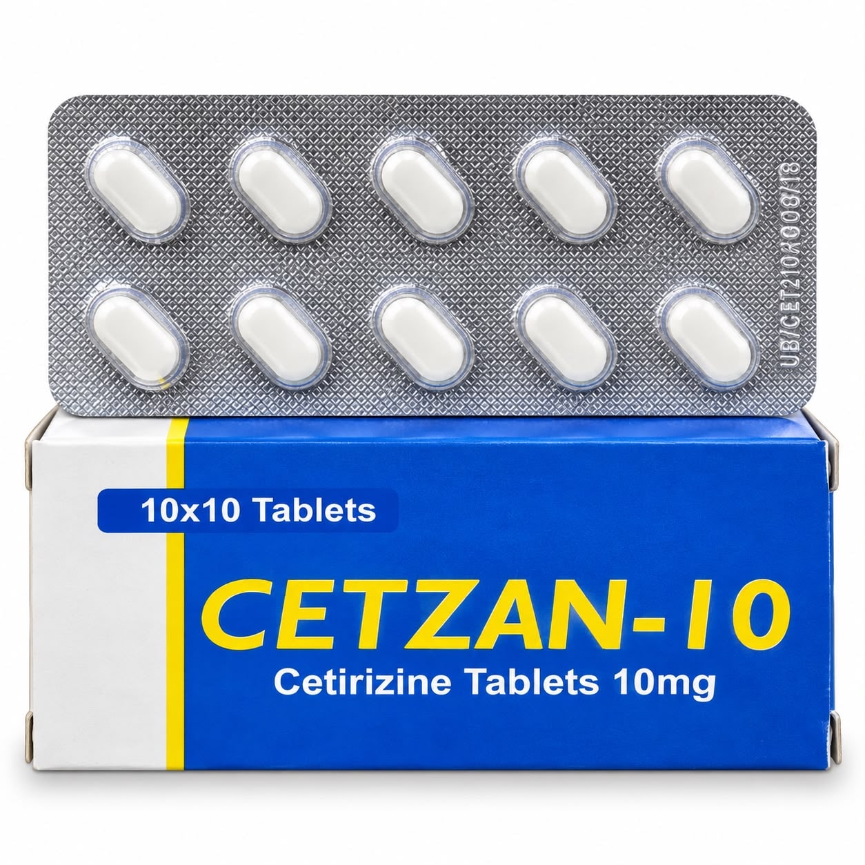 Cetzan 10mg (Cetirizine) tablets