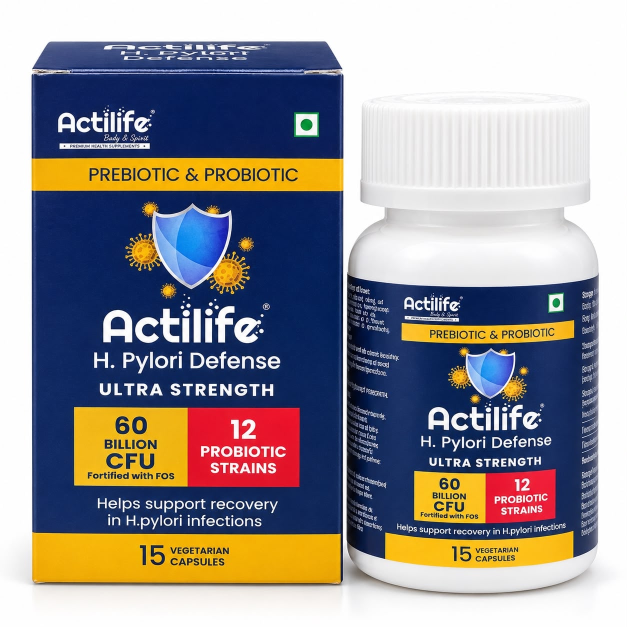 Actilife H. Pylori Defense Probiotics 15 Capsules