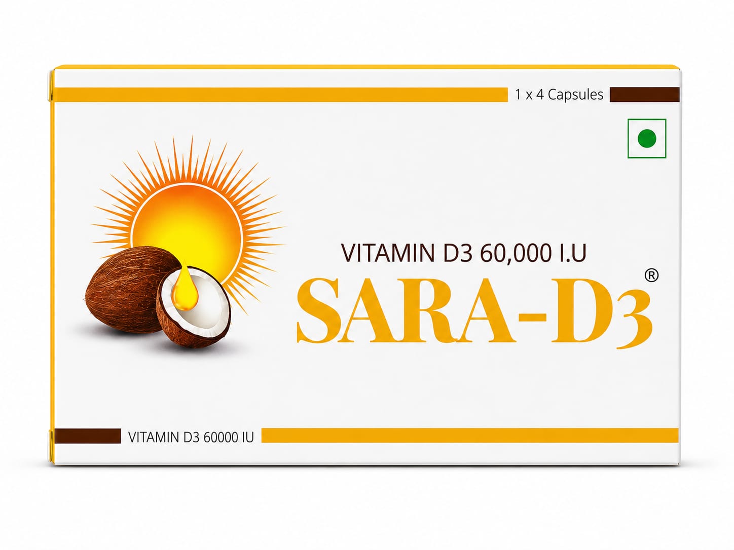 Sara-D3 Vitamin D3 Capsules