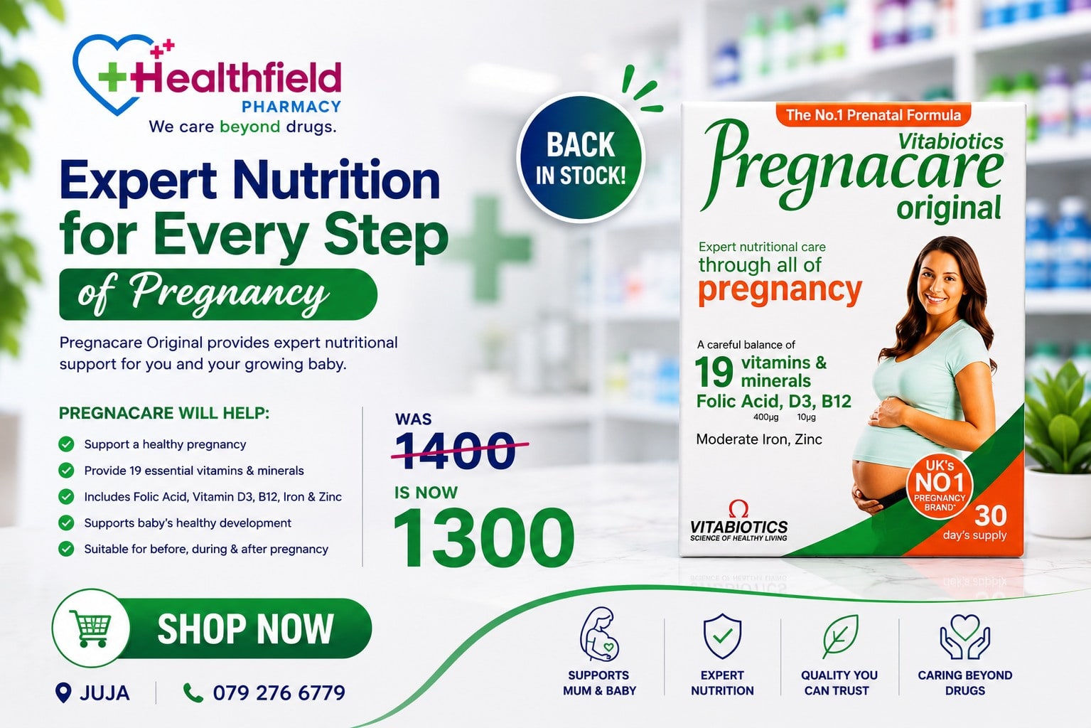 Pregnacare Original – Back in Stock & Promo