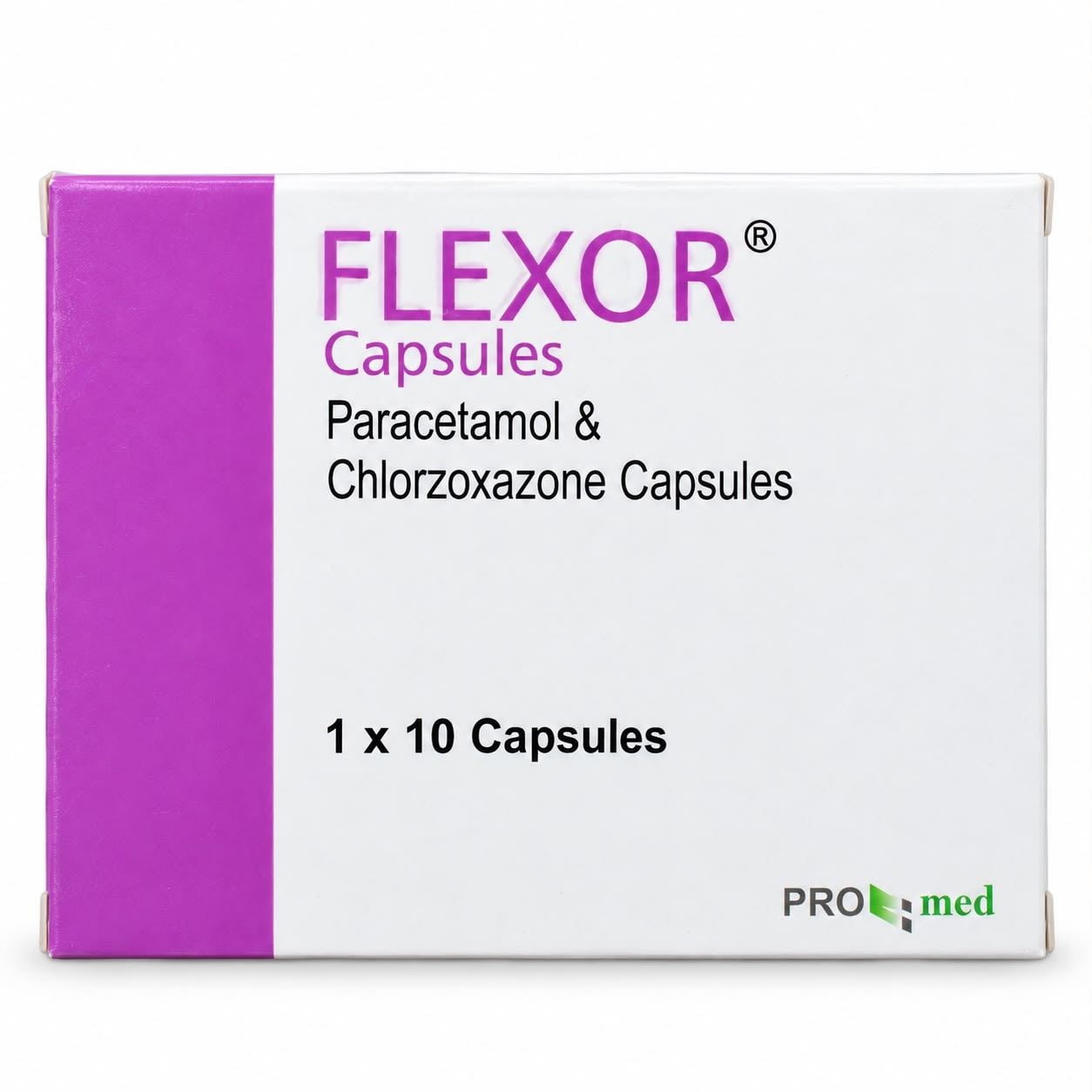 FLEXOR capsules (Paracetamol& Chlorzoxazone)