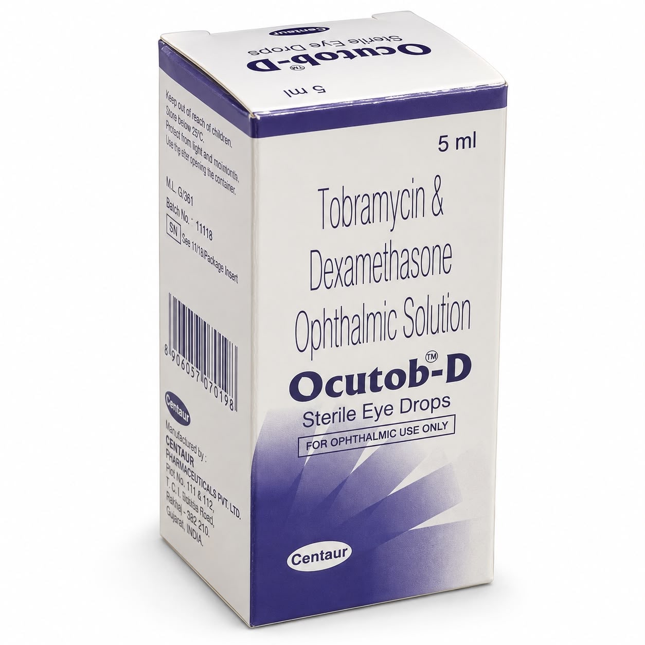OCUTOB D EYE DROPS