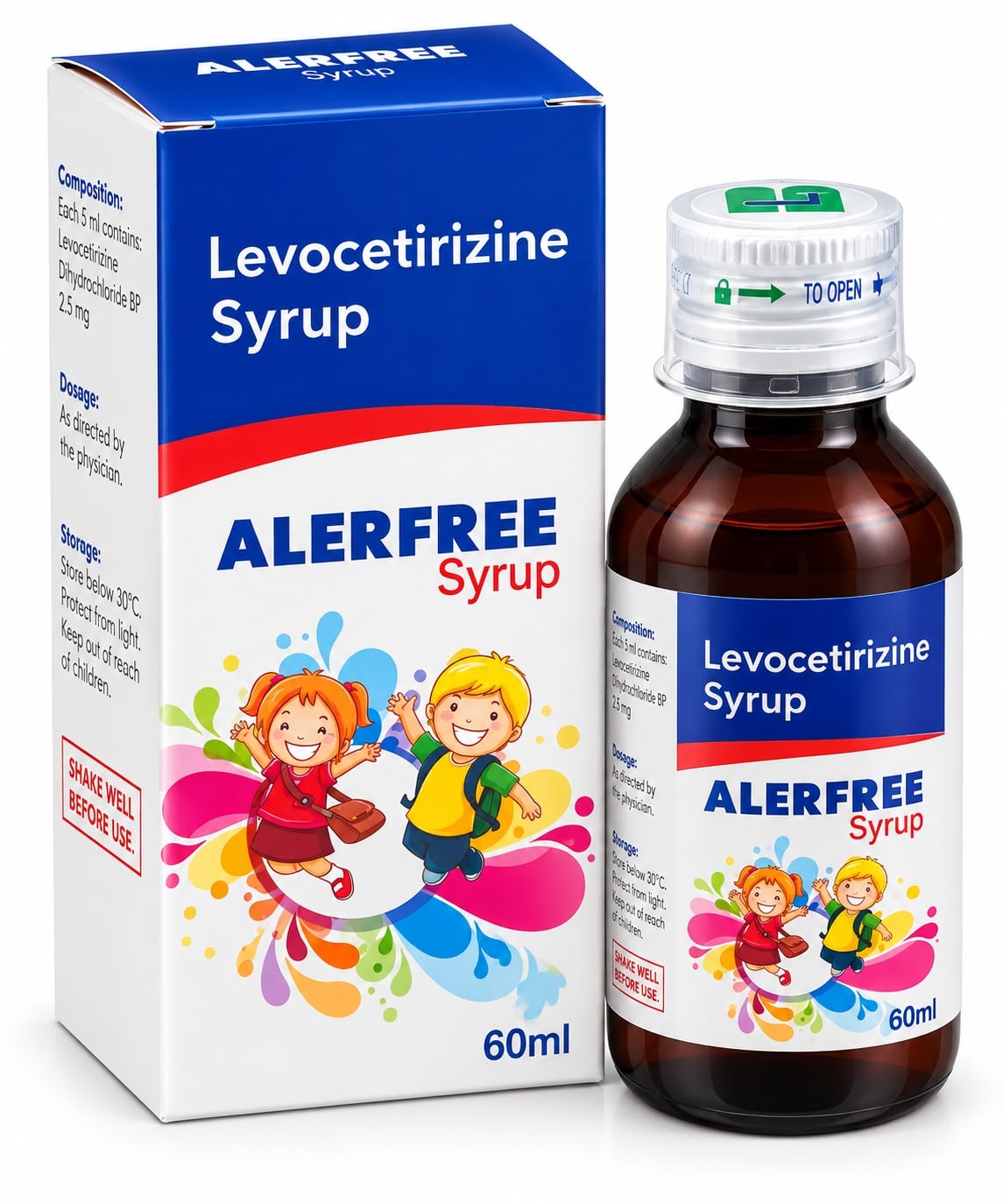 Alerfree syrup (Levocetrizine)60ml