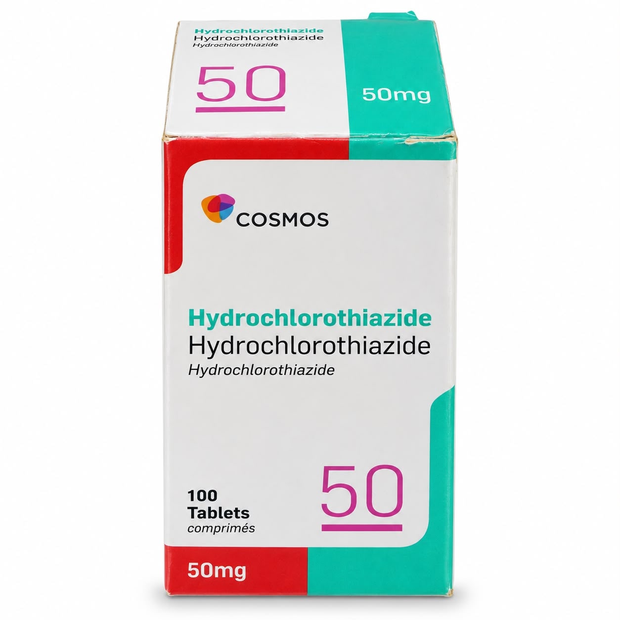 Hydrochlorothiazide 50mg tablets (HCTZ)