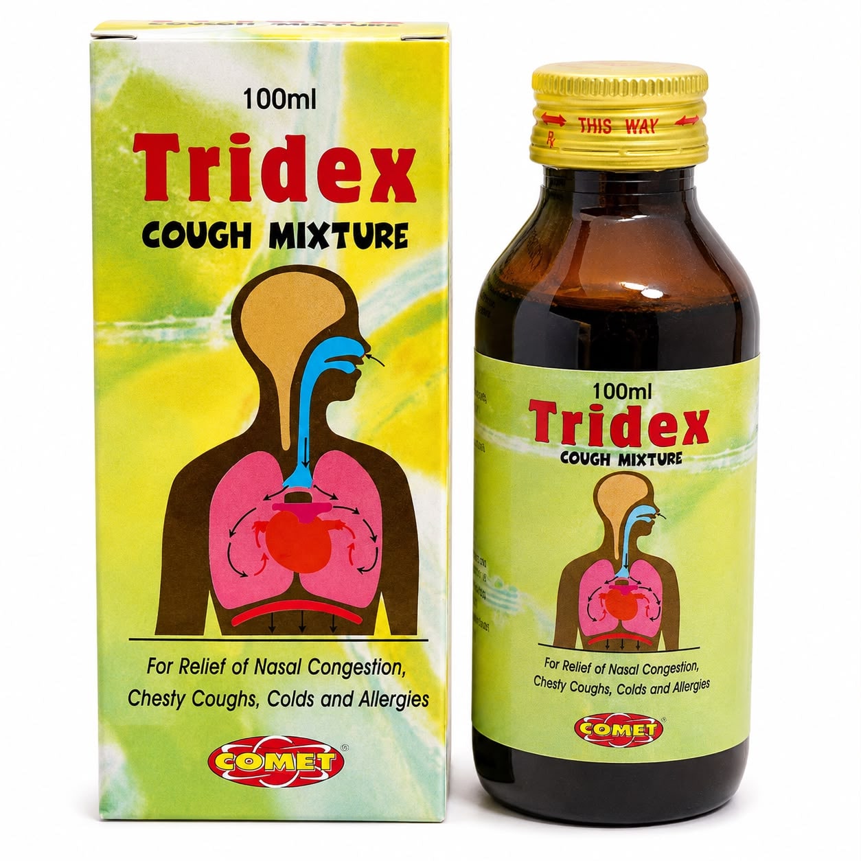 TRIDEX COUGH MIXTURE SYRUP 100ml