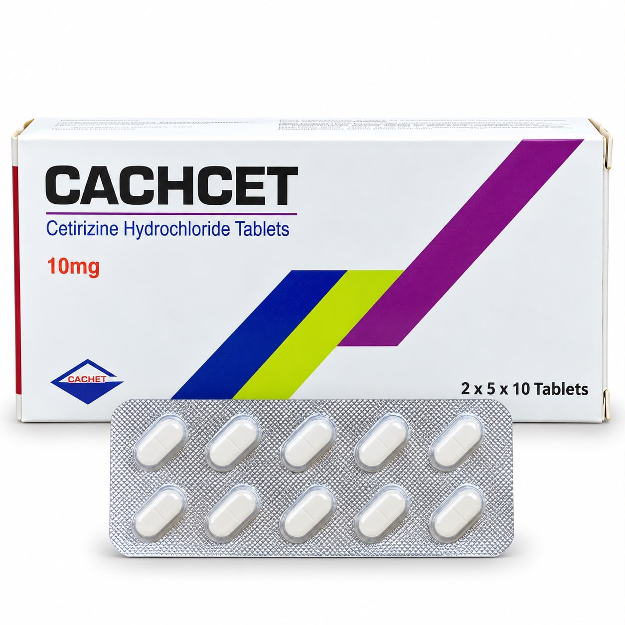 Cachcet 10mg (Cetirizine)tablets