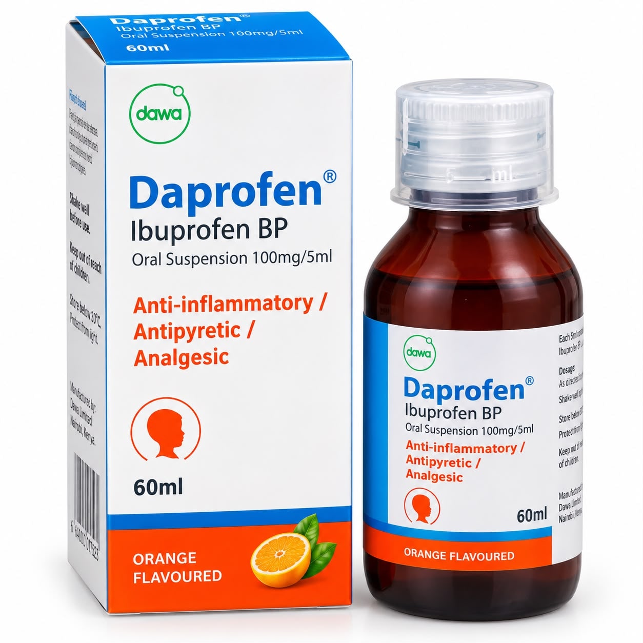 Daprofen suspension (Ibuprofen)60ml