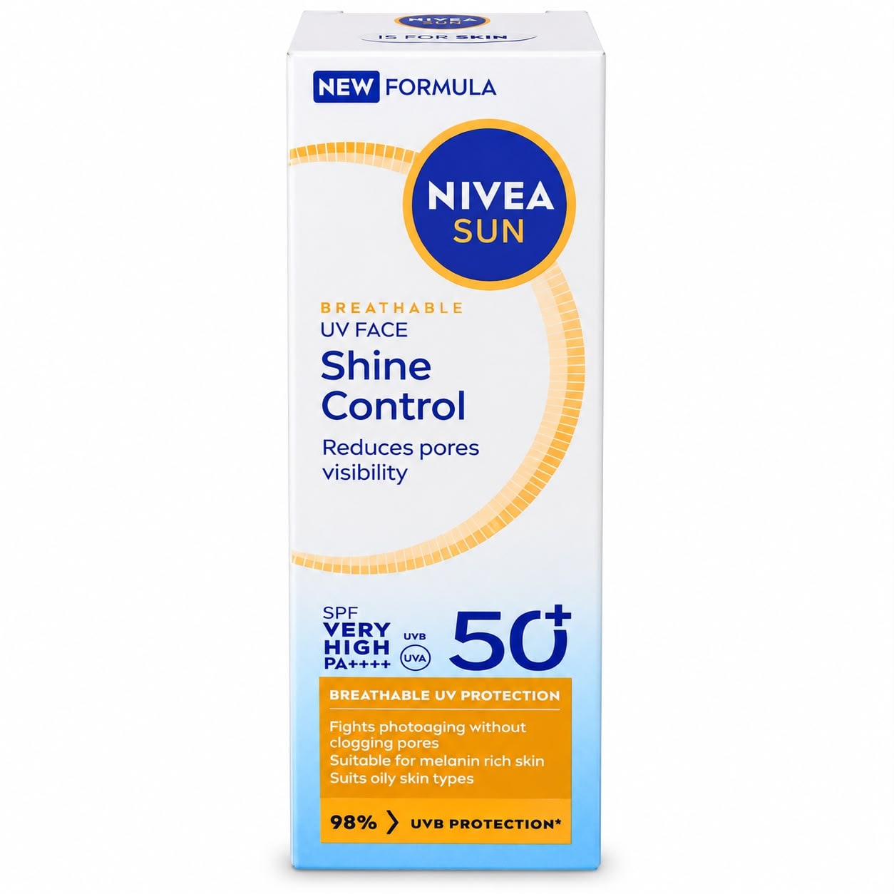 NIVEA SUN Face Shine Control SPF50+ PA++++ – 40mL