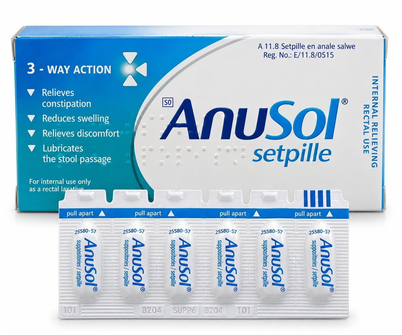 AnuSol Setpille Suppositories