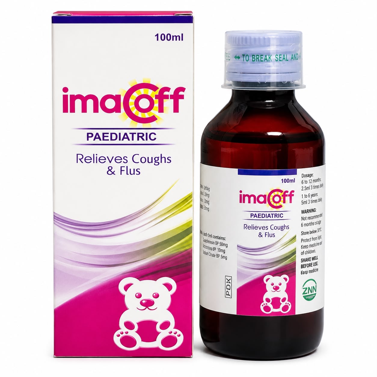 IMACOF PEDIATRIC SYRUP 100ML