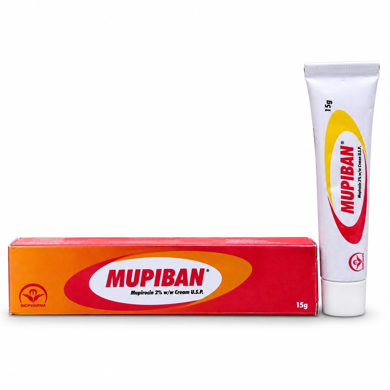 Mupiban Cream (Mupirocin) 2% w/w, 15g