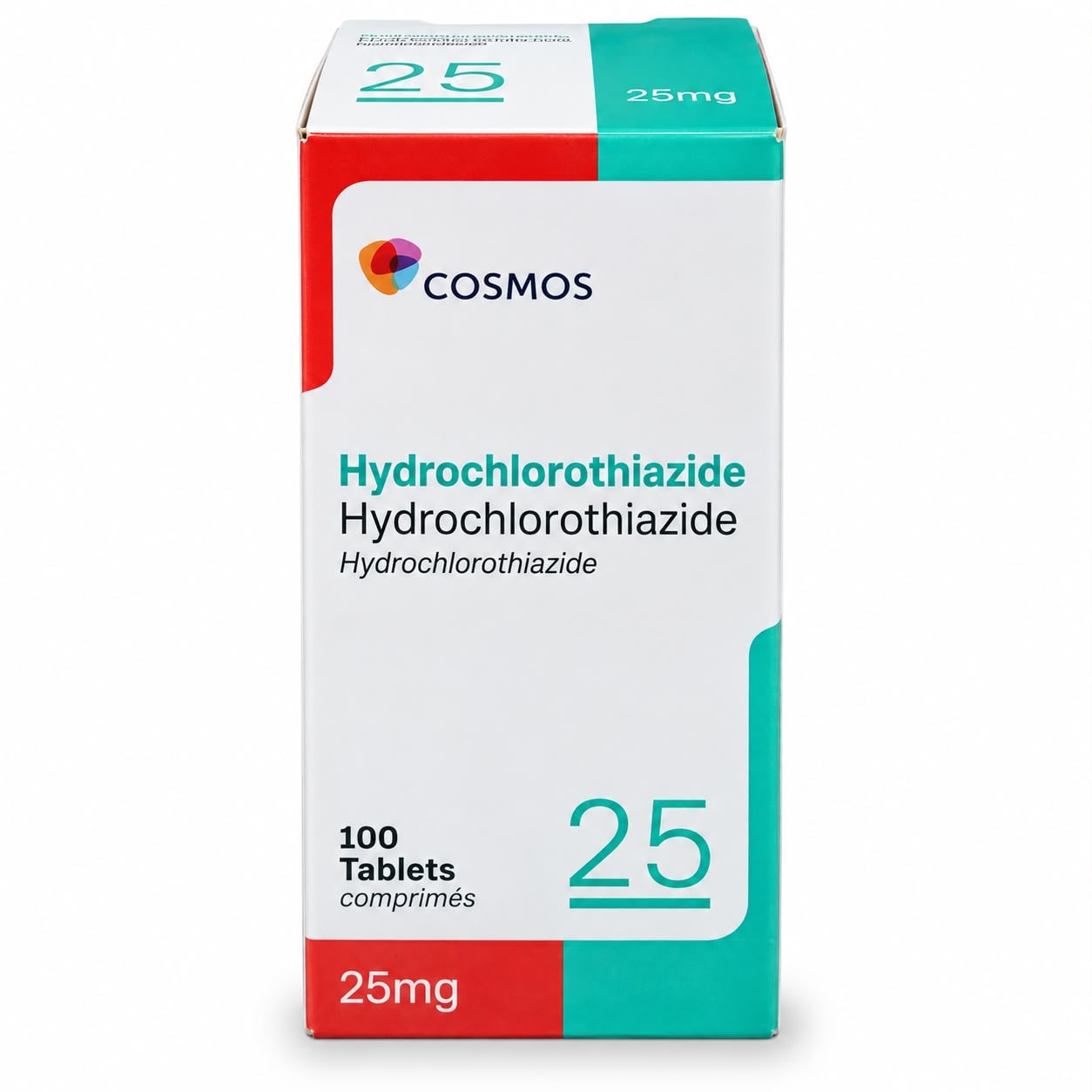 Hydrochlorothiazide 25mg tablets (HCTZ)
