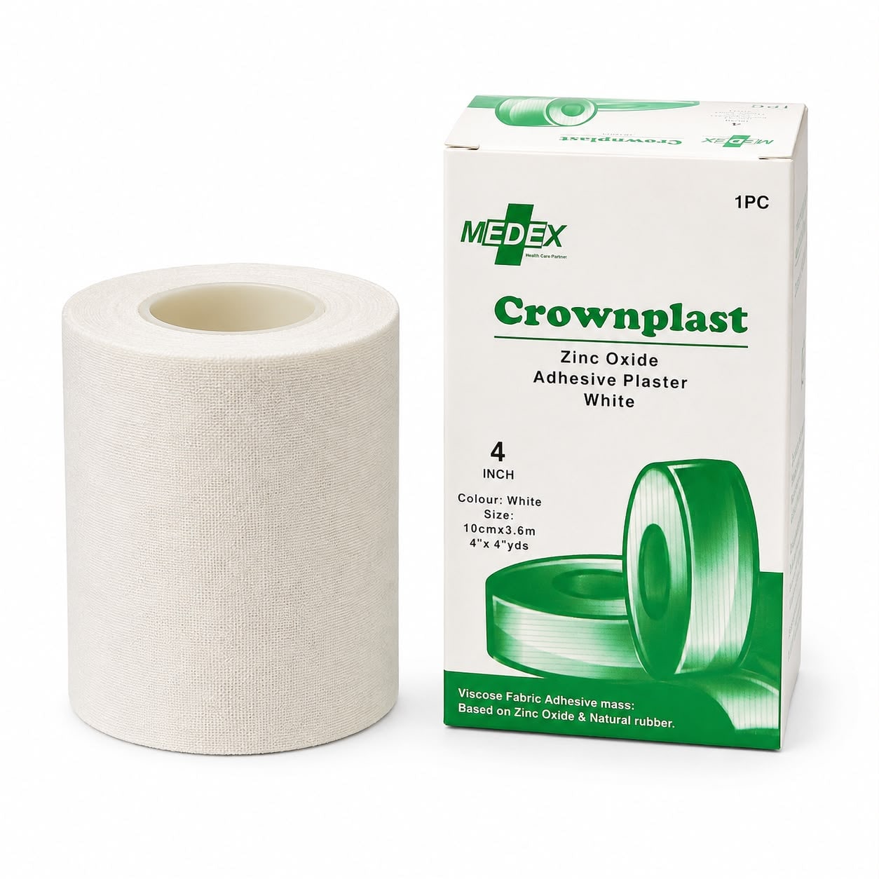 Zinc Oxide Adhesive Plaster 4 inch (strapping)