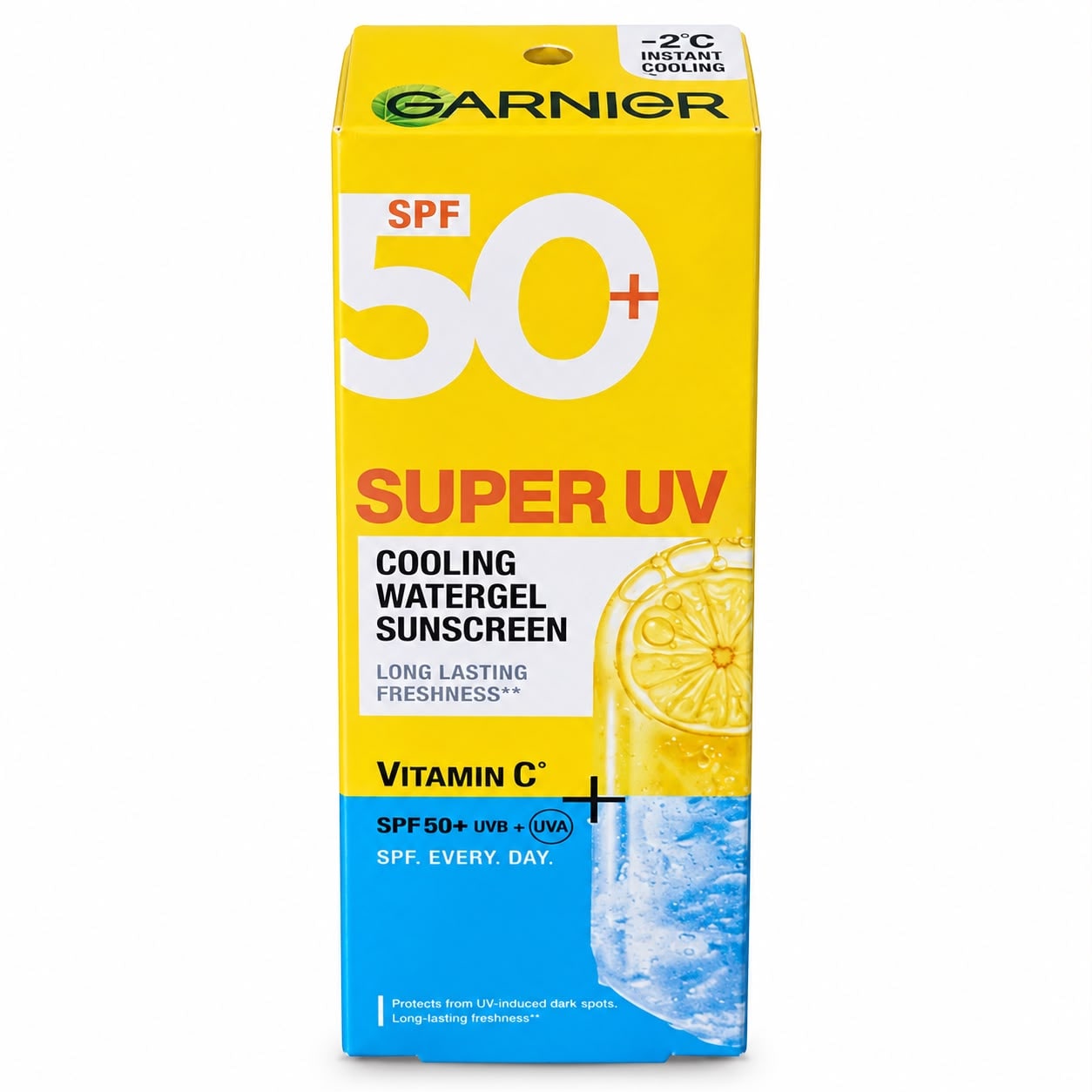 Garnier Super UV Cooling gel Vit C SPF50+  – 30mL SUNSCREEN