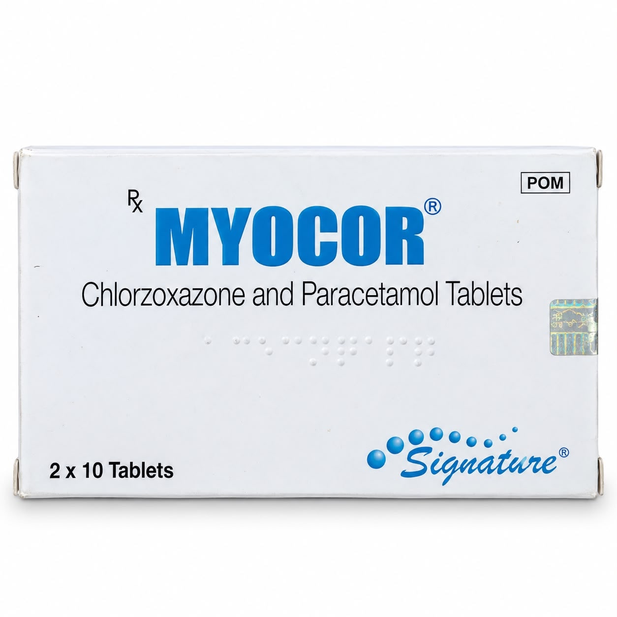 MYOCOR tablets (Paracetamol & Chlorzoxazone) tablets