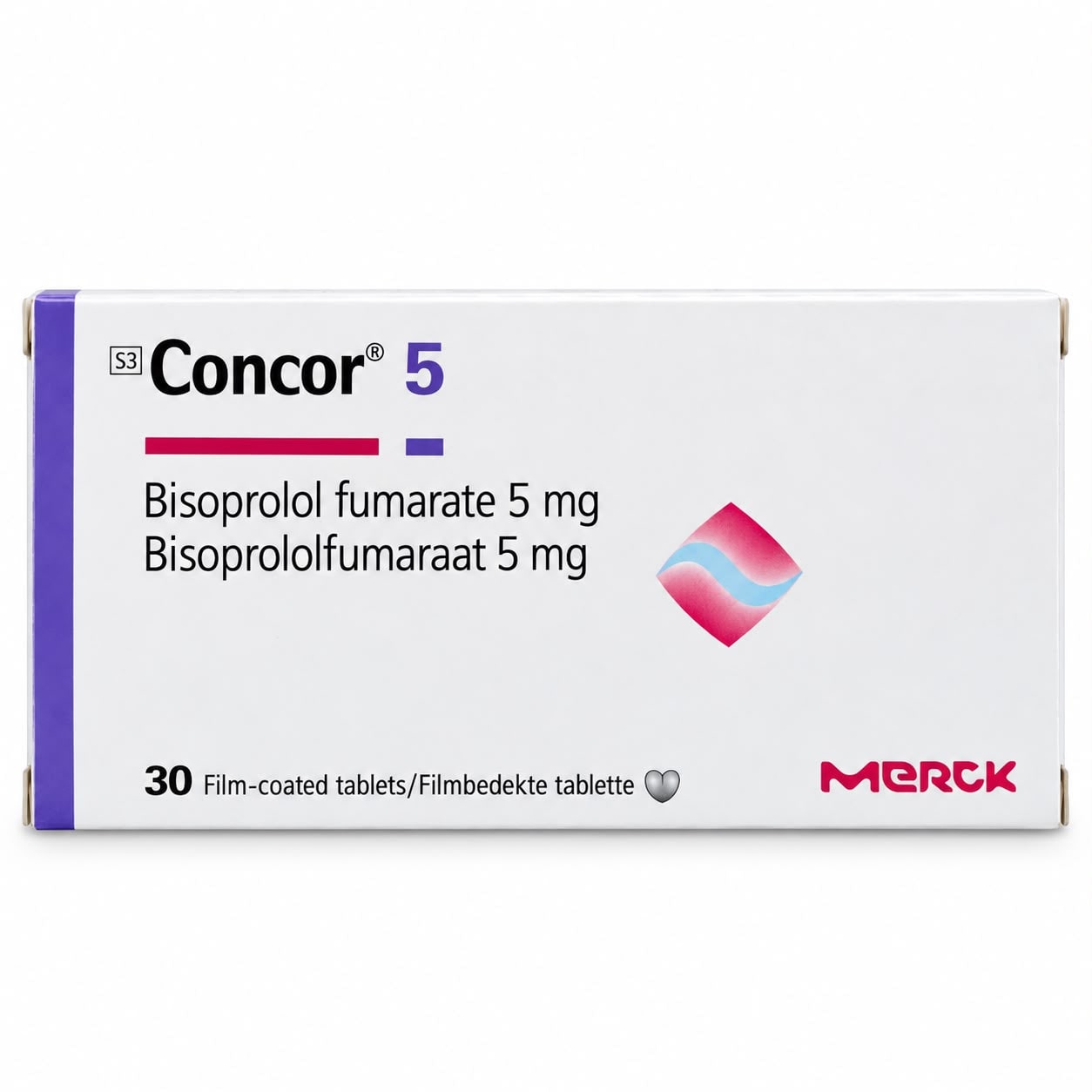 Concor 5 Tablets (Bisoprolol Fumarate 5mg)