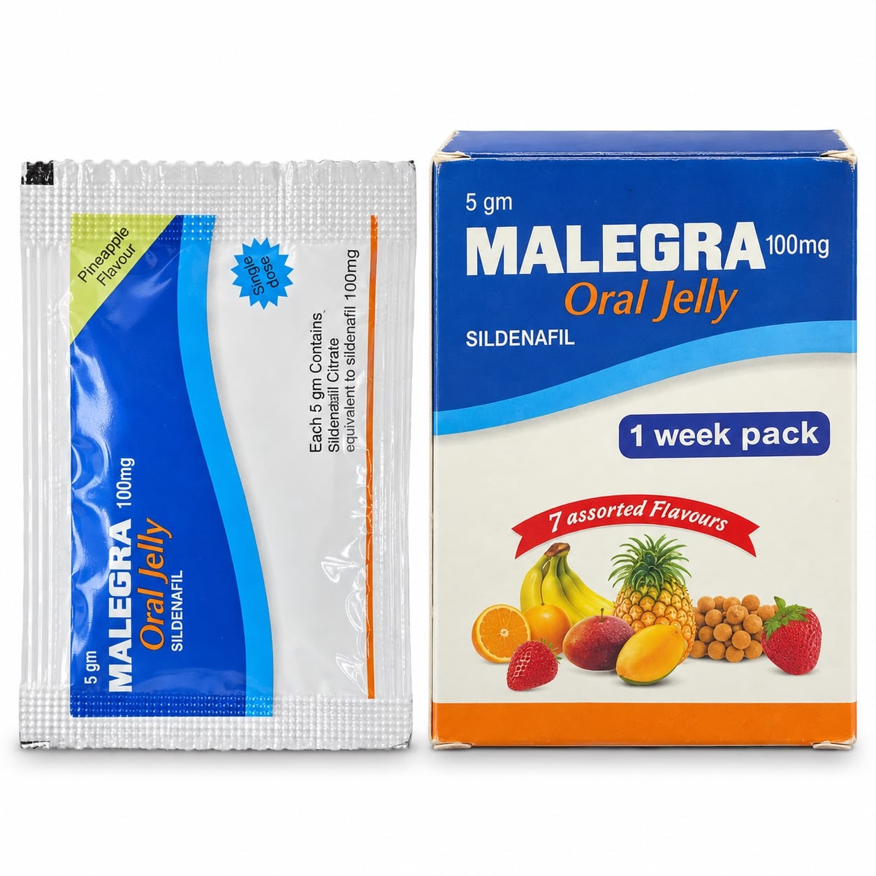 Malegra Oral Jelly (Sildenafil)satchet