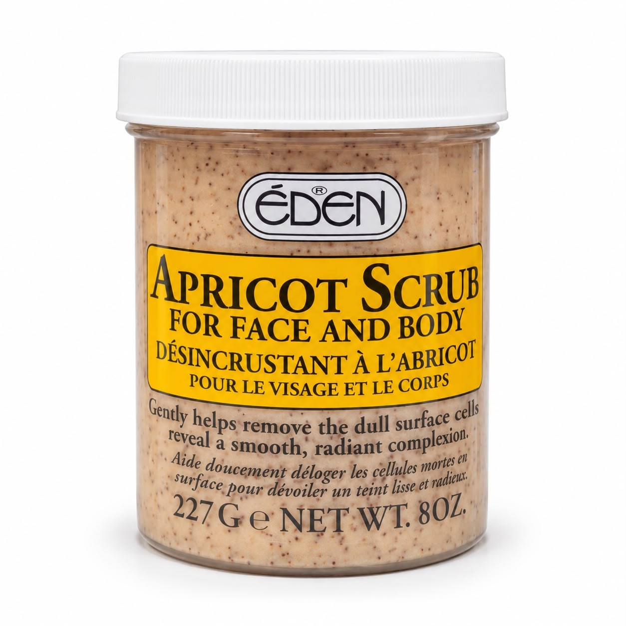 Eden Apricot Scrub for Face and Body 227 g