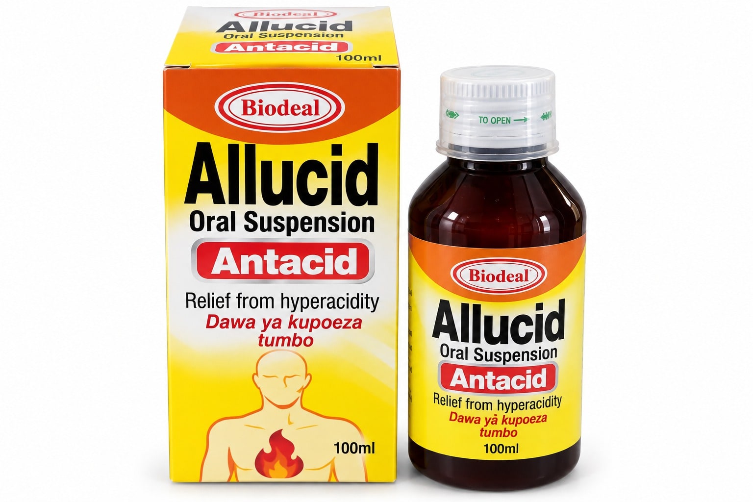 ALLUCID ORAL SUSPENSION 100ML