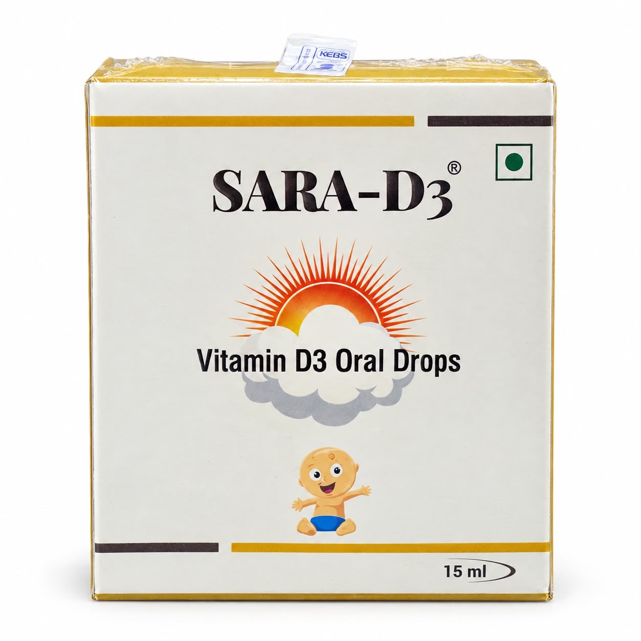 Sara-D3 Vitamin D3 Oral Drops 15ml