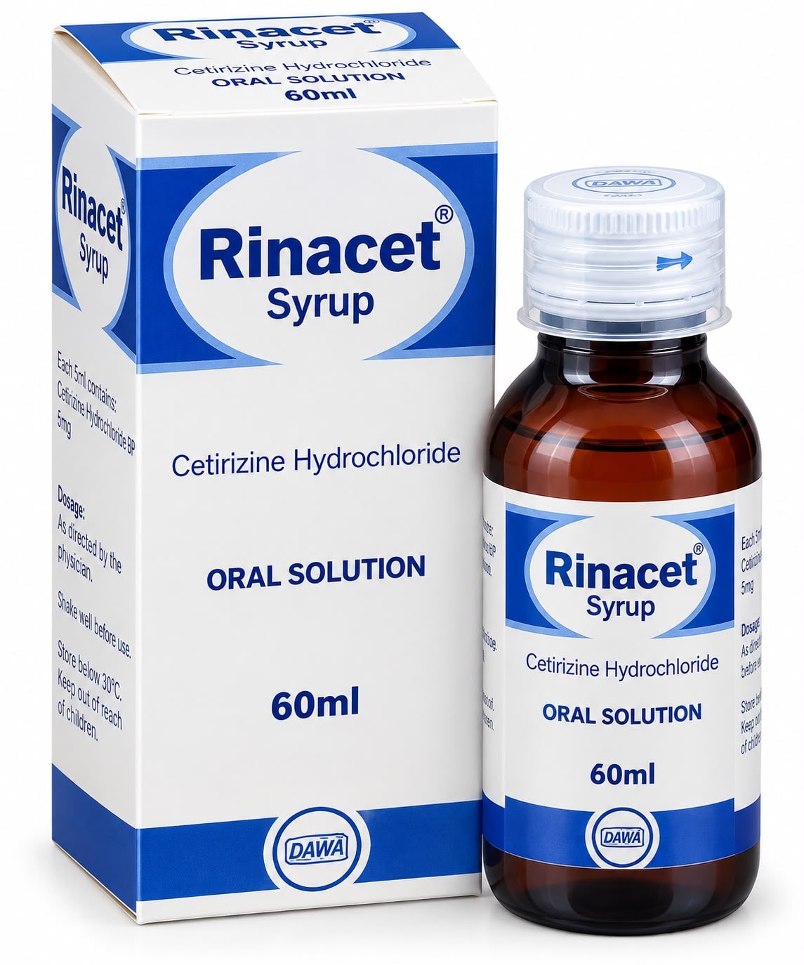 Rinacet syrup (Cetirizine)60ml