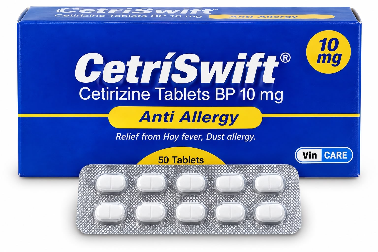 Cetriswift 10mg (Cetirizine)tablets