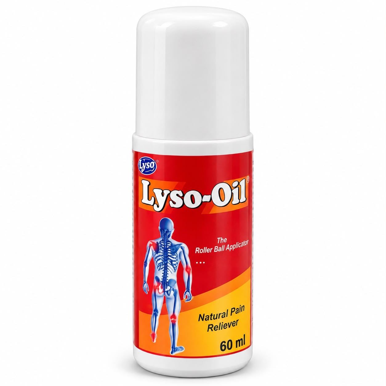 Lyso-Oil Pain Reliver – Roller Ball Applicator 60ml