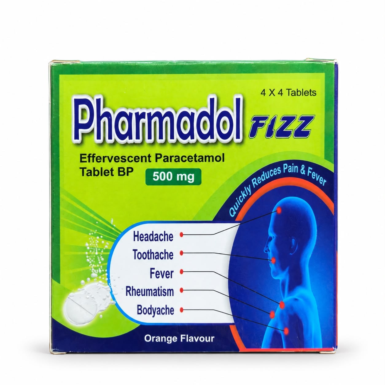 Pharmadol fizz 1g ( Effervescent paracetamol)