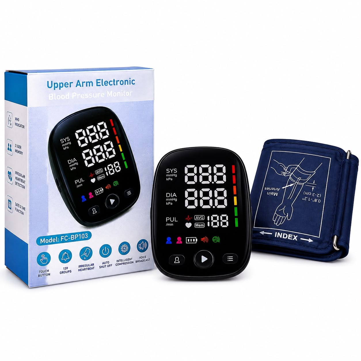 Upper Arm Electronic Blood Pressure Machine (BP)