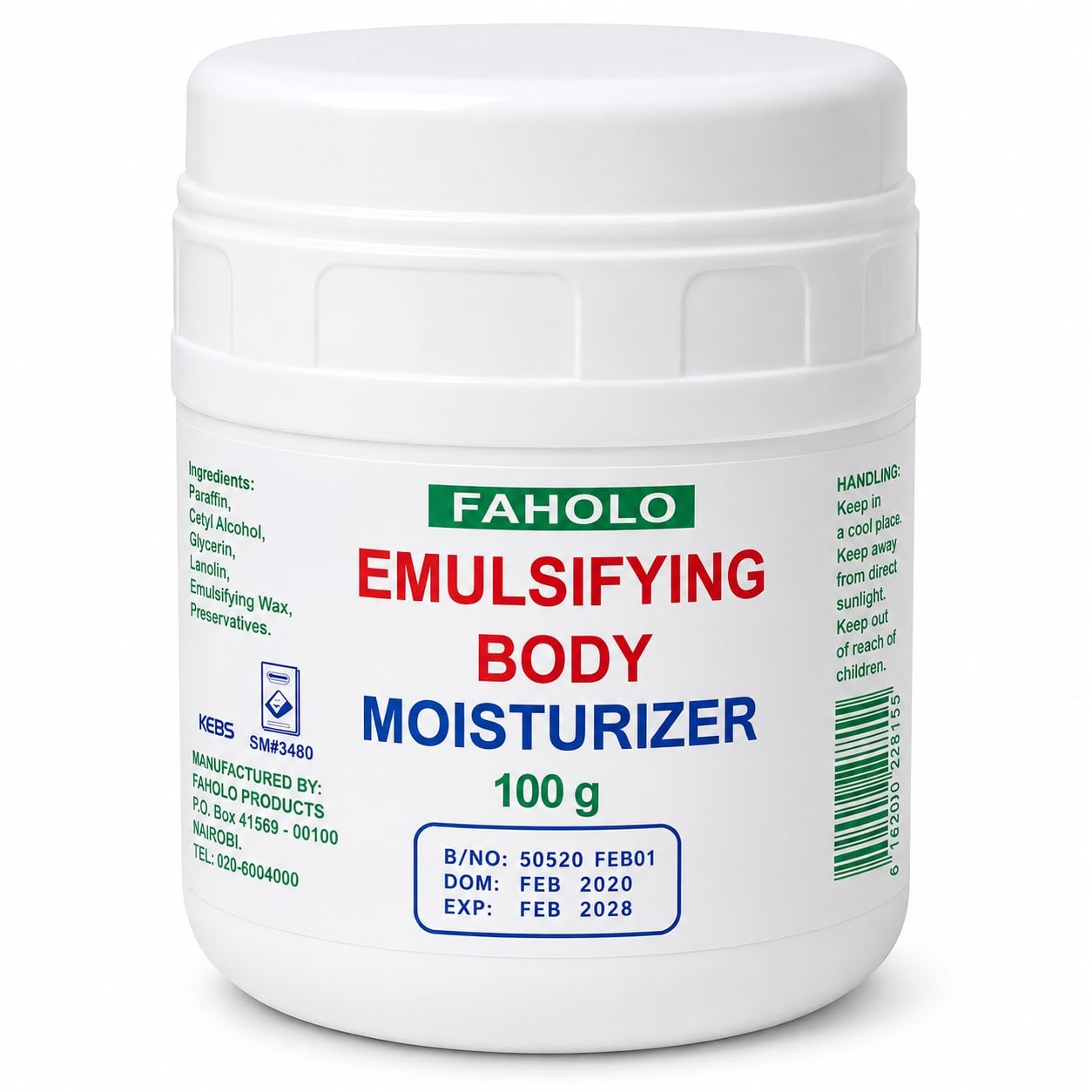 Emulsifying Body Moisturizer 100g