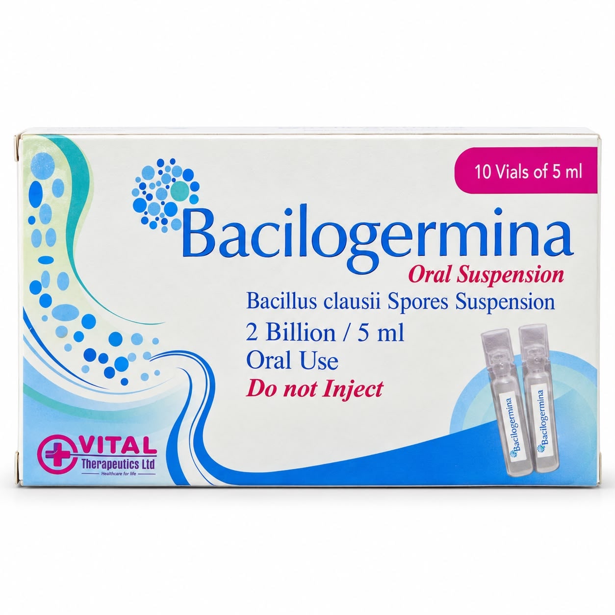 Bacilogermina oral susp vials(probiotics)