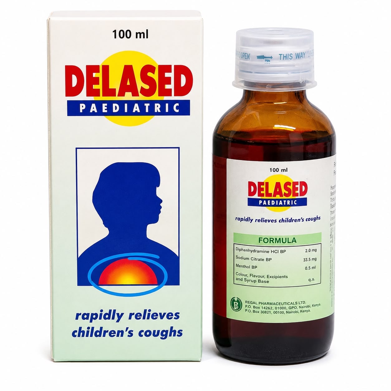 DELASED PAEDIATRIC SYRUP 100ML