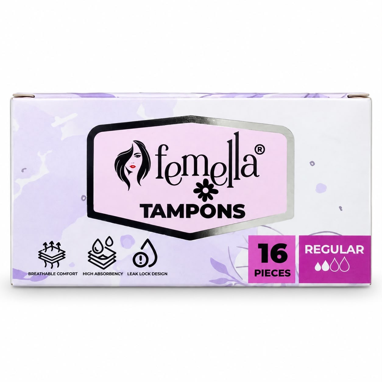 Femella Tampons – (Regular & Super), REGULAR