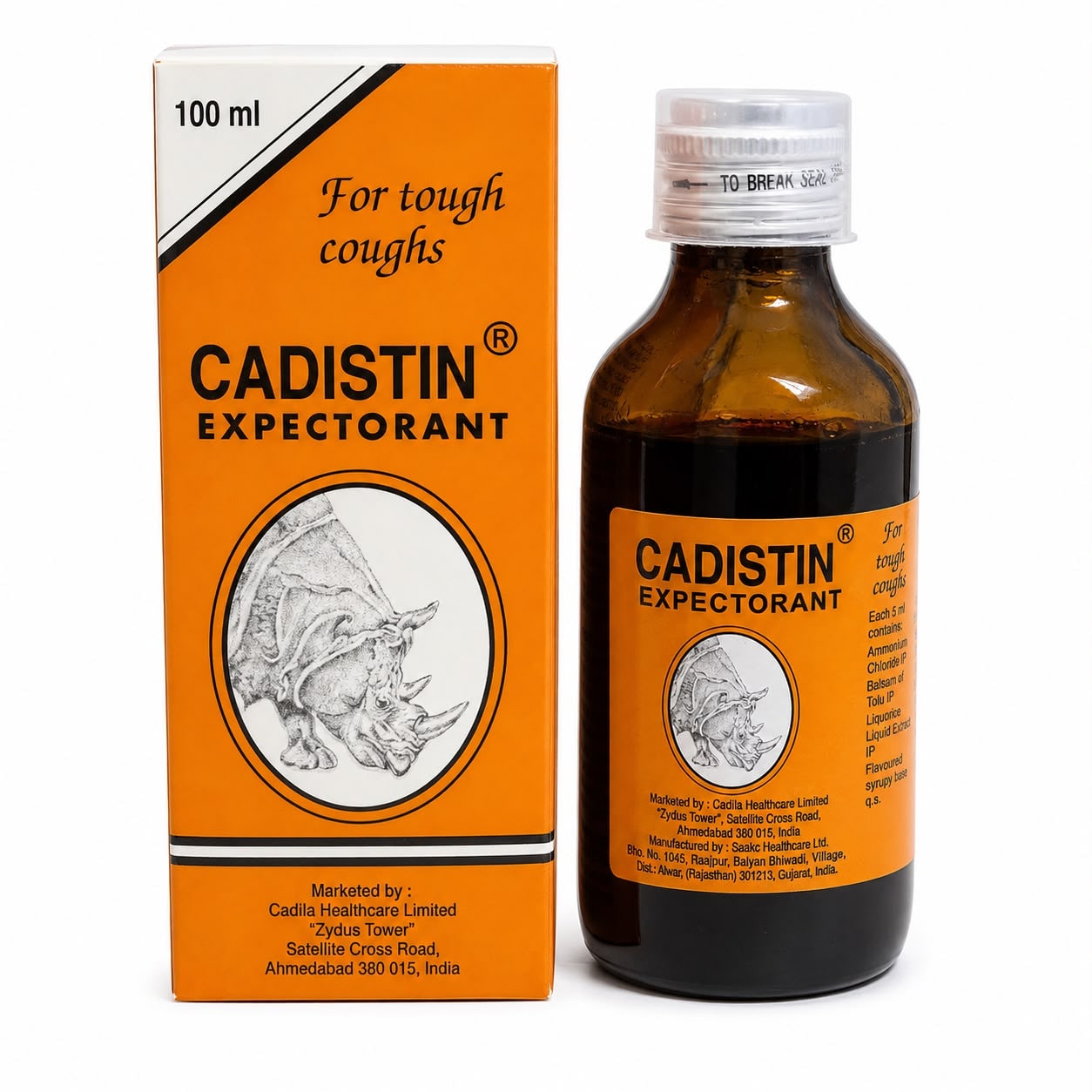 CADISTIN EXPECTORANT SYRUP 100ML