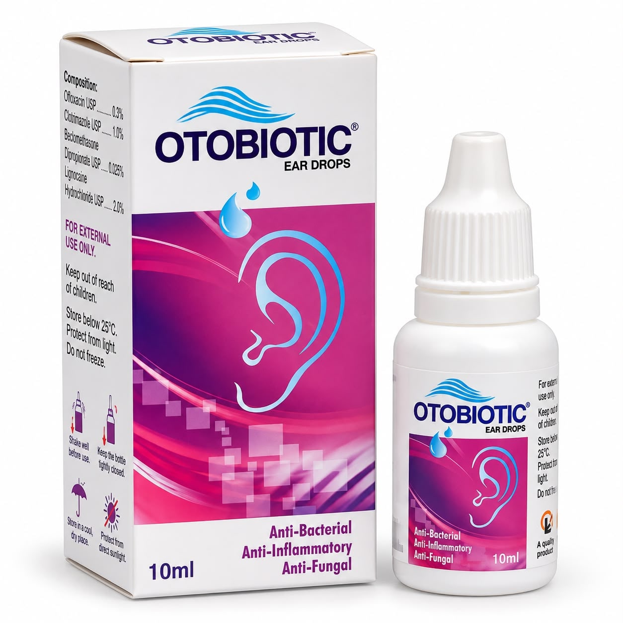 OTOBIOTIC EAR DROPS 10ML