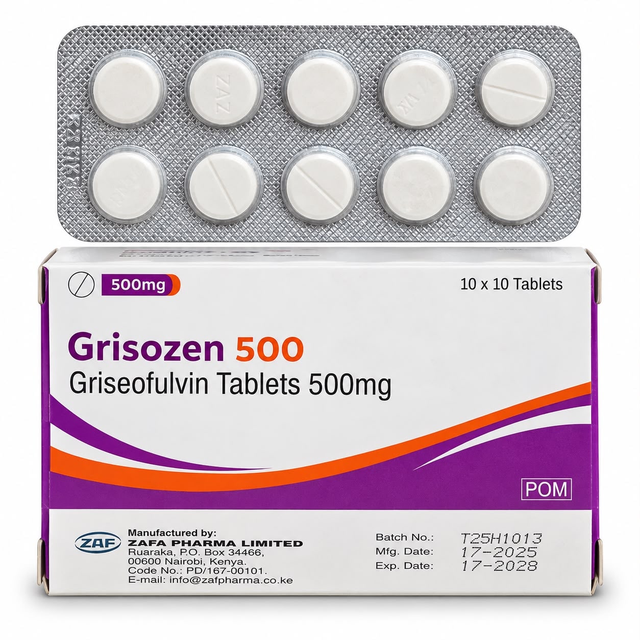 Griseofulvin 500mg tablet