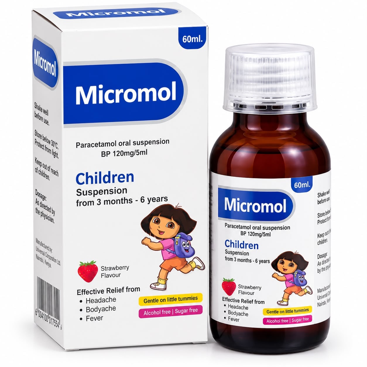 Micromol Suspension (Paracetamol)60ml