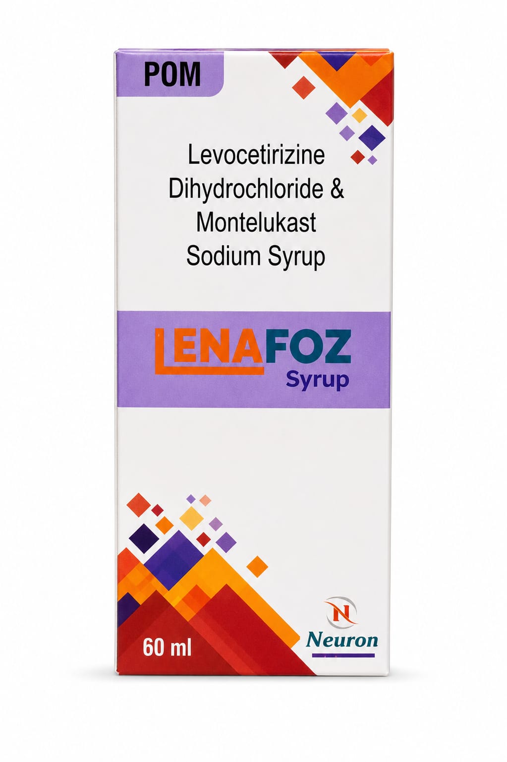 Lenafoz Syrup (Levocetirizine & Montelukast) 60ml