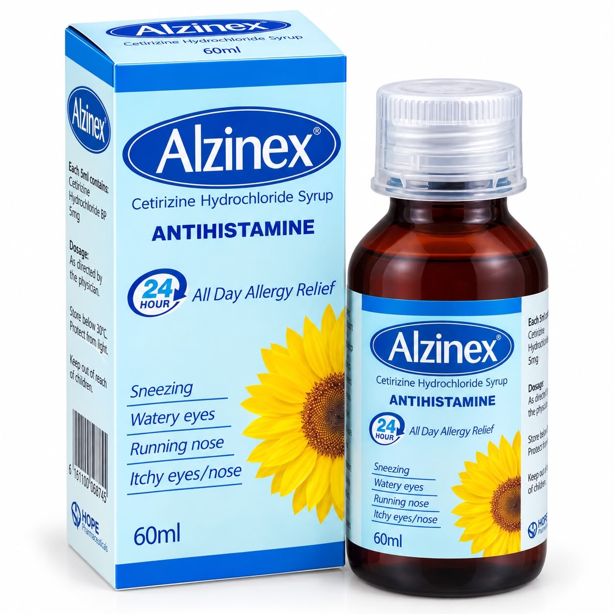 Alzinex syrup (Cetirizine) 60ml
