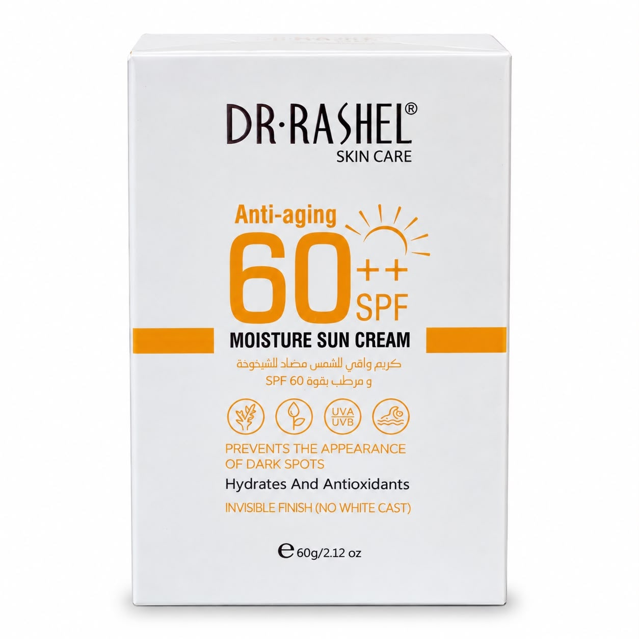 Dr. Rashel Anti-Aging & Moisture Sun Cream SPF60++ – 60g