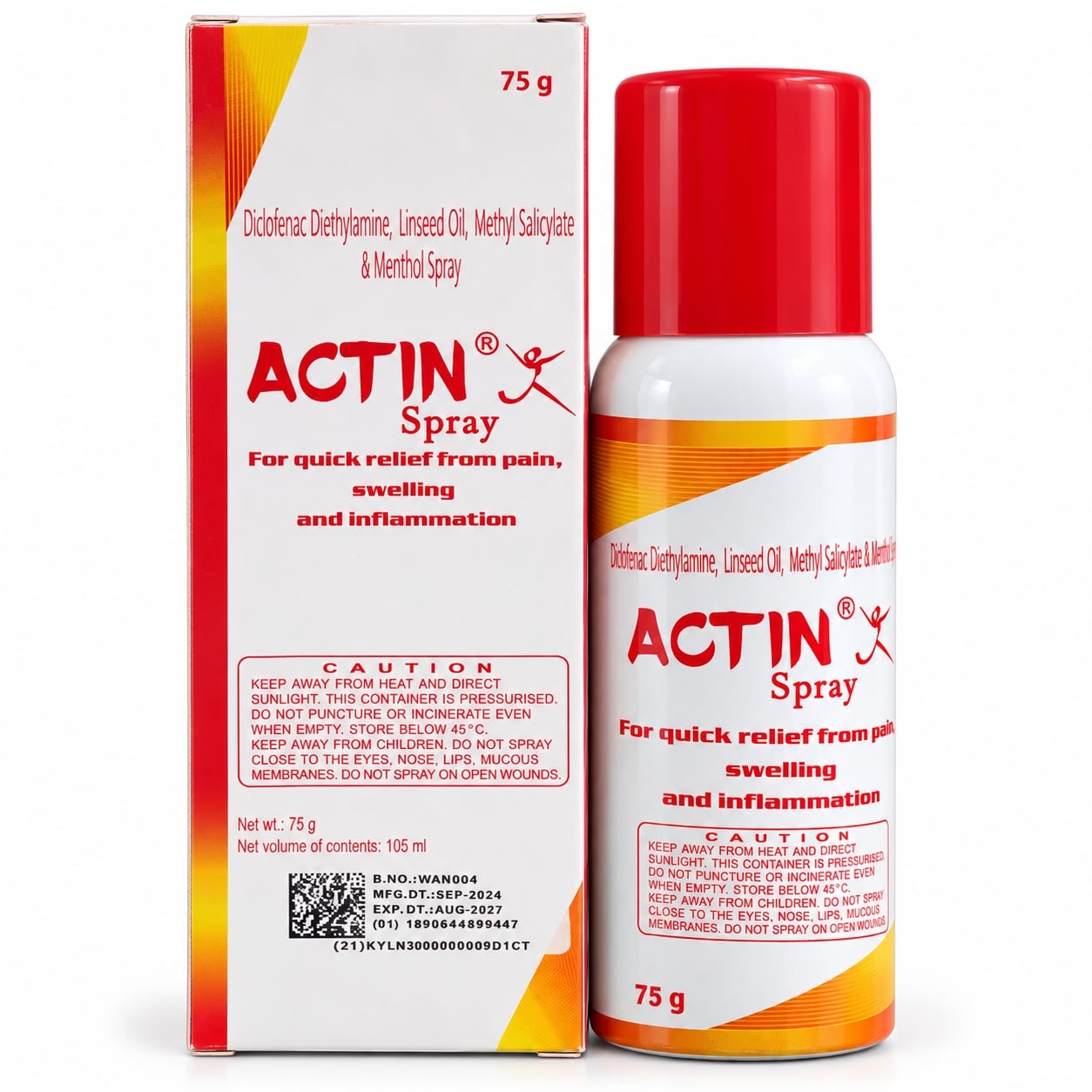 ACTIN SPRAY 75G