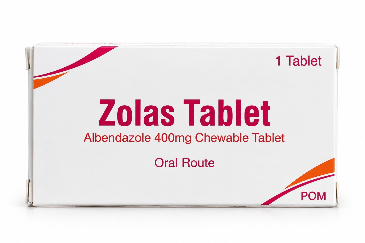 ZOLAS 400MG CHEWABLE (ALBEDAZOLE)