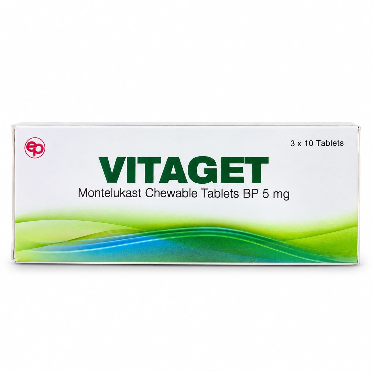 Vitaget Chewable tablet  (Montelukast), 5mg