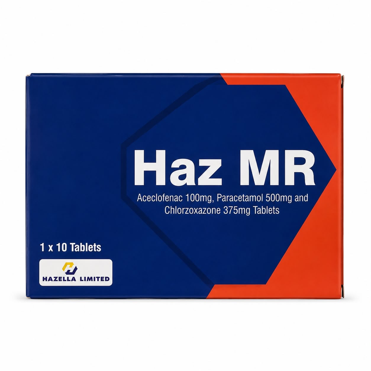 HAZ MR tabs (Aceclofenac , Paracetamol,Chlorzoxazone Tablet)