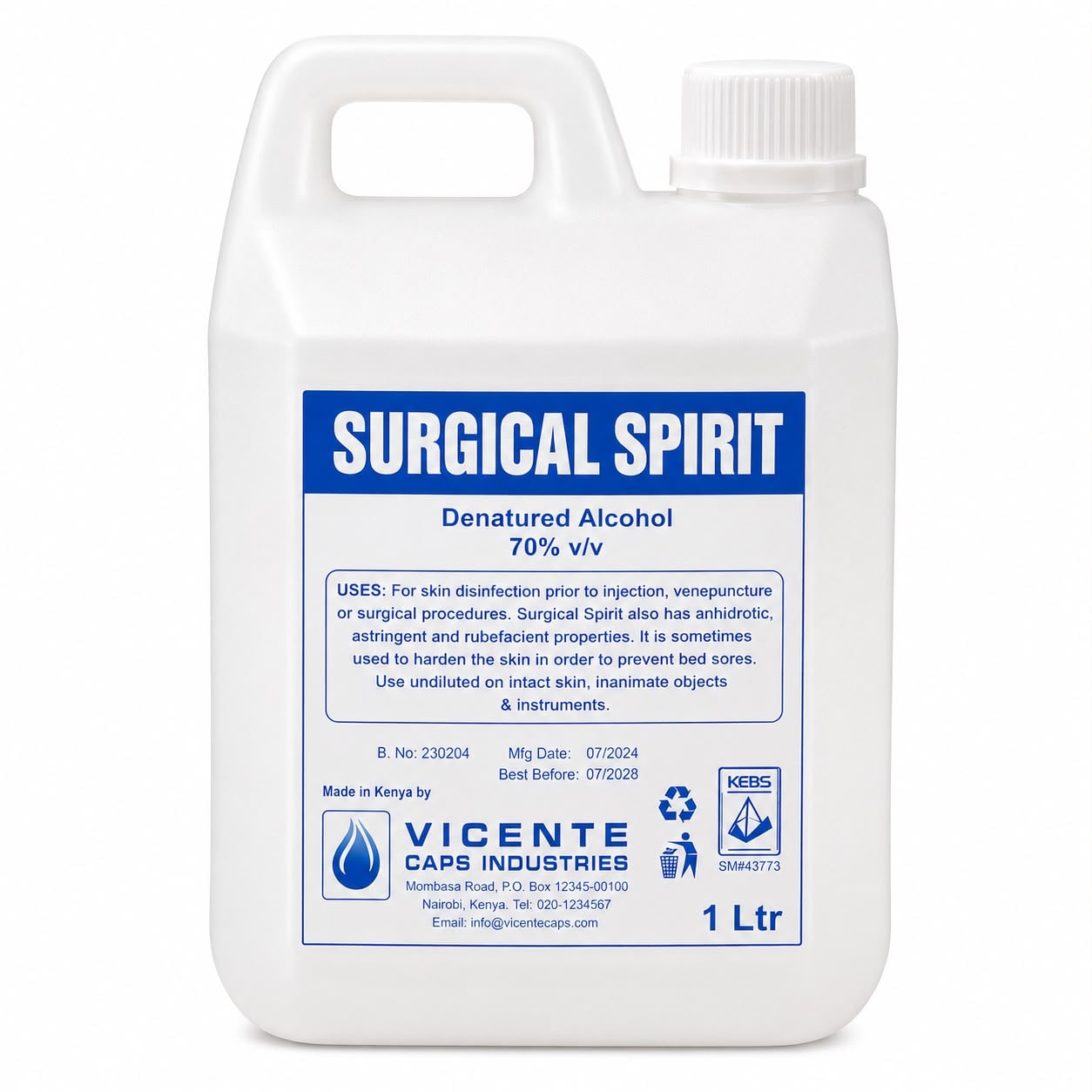 Surgical spirit  (1 litre)