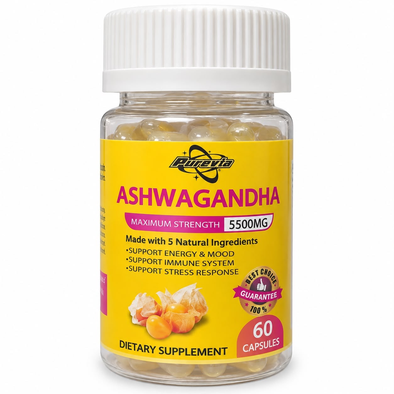 Ashwagandha 5500mg Capsules 60s