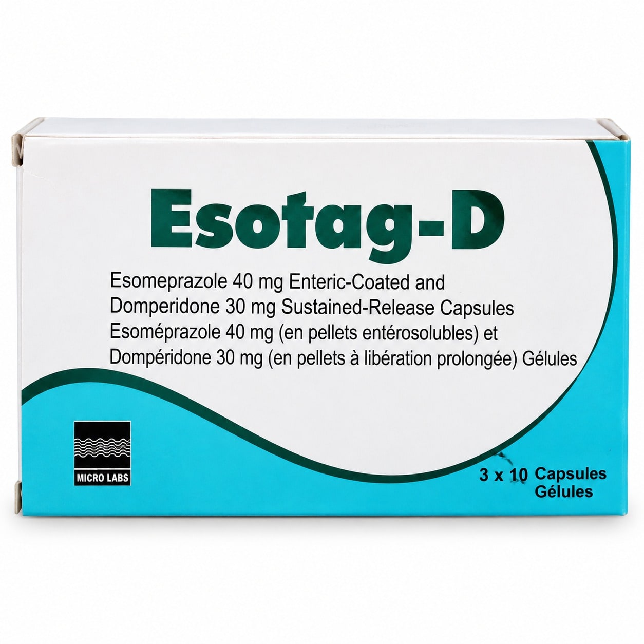 ESOFAG -D 40mg/30 mg(ESOMEPRAZOLE & DOMPERIDONE)